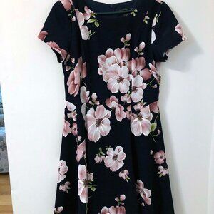 Floral Fit and Flare Dress
